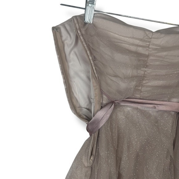 Y2K 2000s Teeze Me Strapless Glitter Tulle Party Dress Juniors Size 3 Fairy Club - Picture 8 of 8